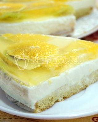 Чизкейк с фруктами