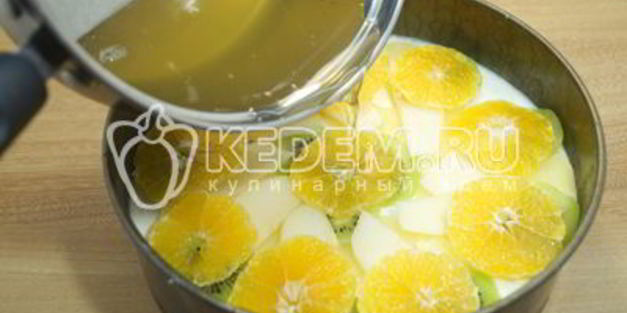 чизкейк с фруктами