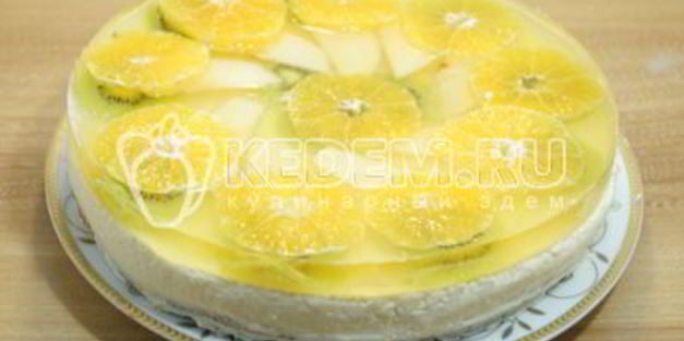 чизкейк с фруктами