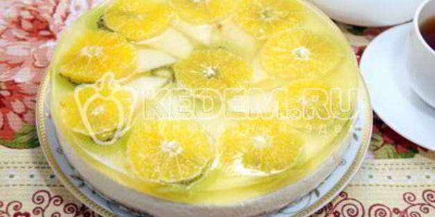 чизкейк с фруктами