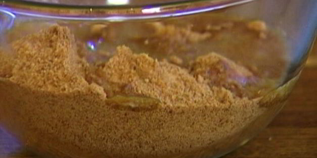 чизкейк с голубикой