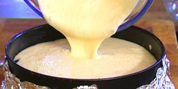 чизкейк с голубикой