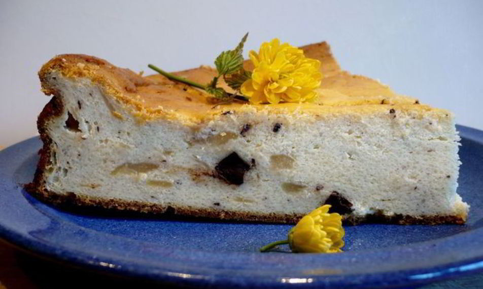 Рецепт чизкейк с грушей и шоколадом