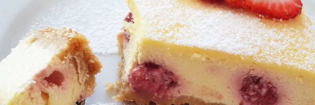 Чизкейк с клубникой