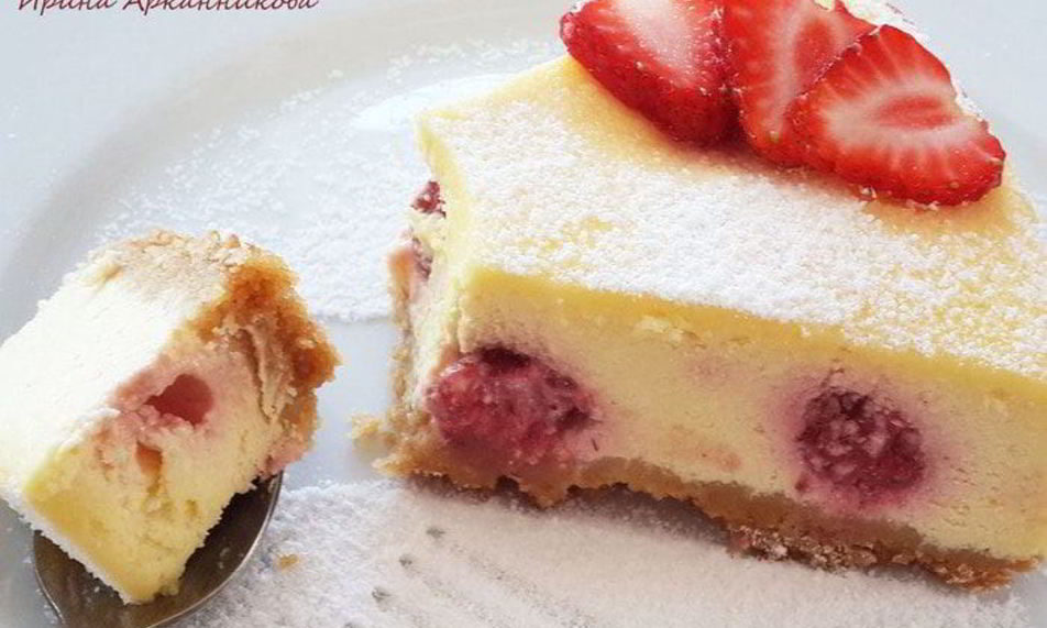 Рецепт чизкейк с клубникой
