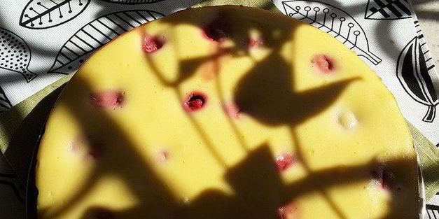 чизкейк с клубникой