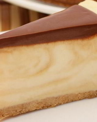 Чизкейк с крекером и молочной карамелью