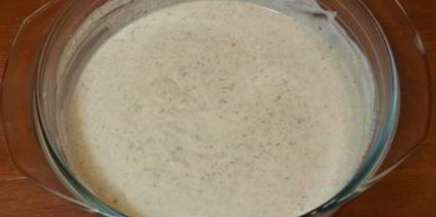 чизкейк с пралине из грецких орехов