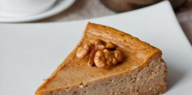 чизкейк с пралине из грецких орехов