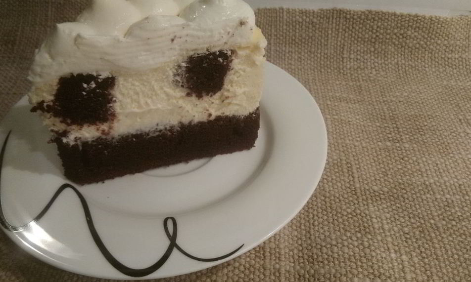 Рецепт чизкейк с шоколадным бисквитом