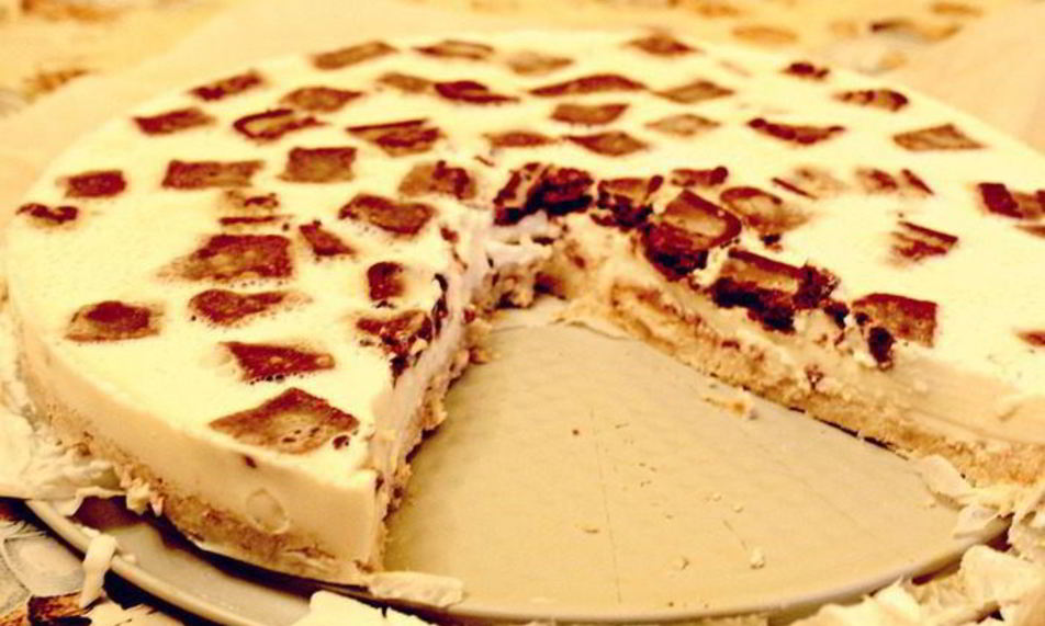 Рецепт чизкейк с шоколадным печеньем