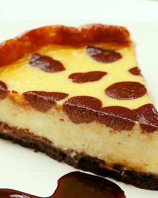 Чизкейк с шоколадом