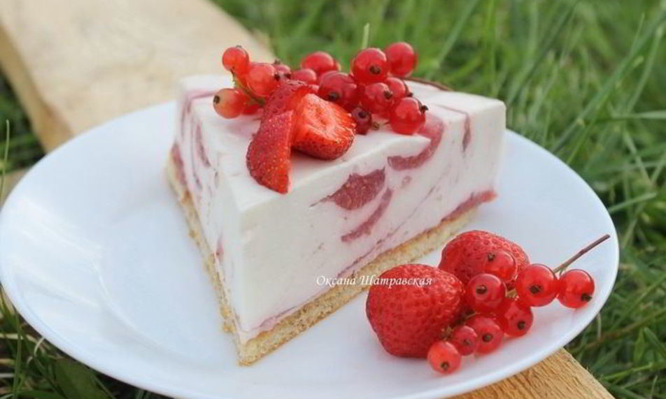 Рецепт чизкейк с ягодным миксом