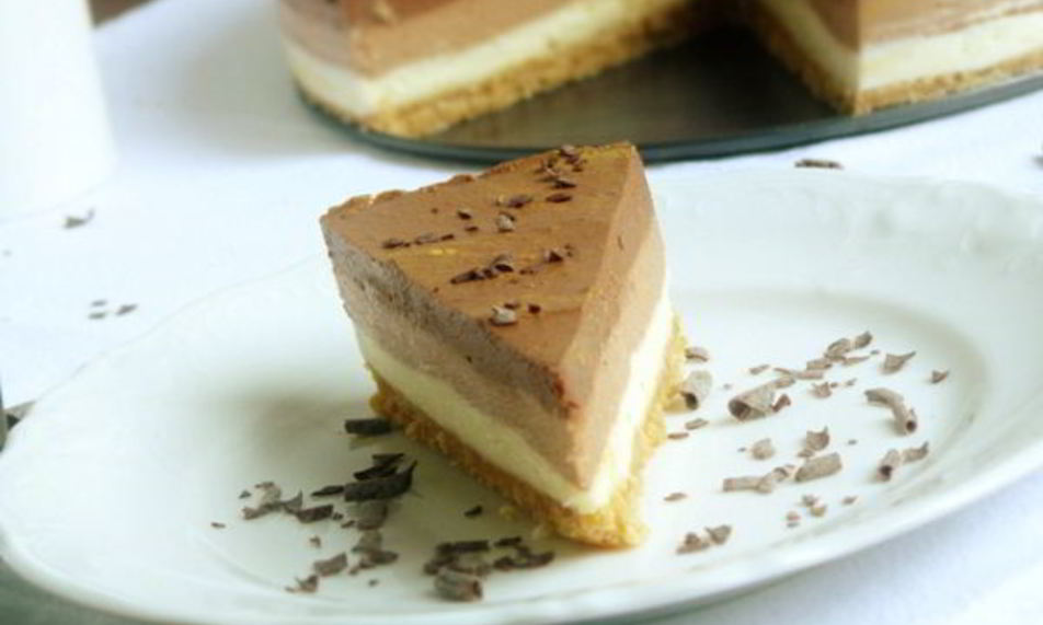 Рецепт чизкейк три шоколада