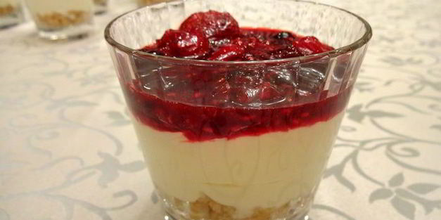 чизкейк в стаканчиках