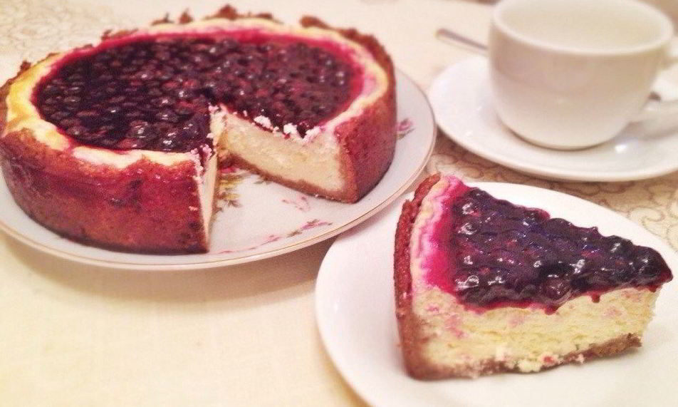 Рецепт диетический чизкейк с топпингом