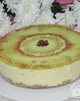 Диетический яблочно-творожный чизкейк