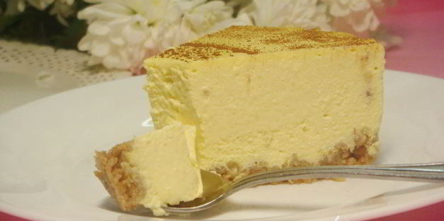 диетический яблочно-творожный чизкейк