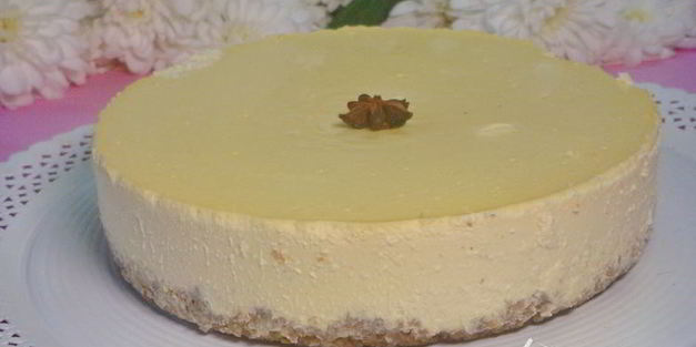 диетический яблочно-творожный чизкейк