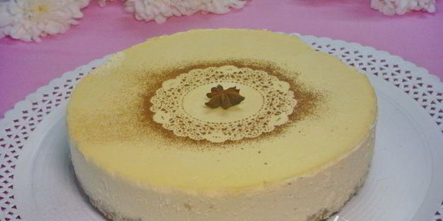 диетический яблочно-творожный чизкейк