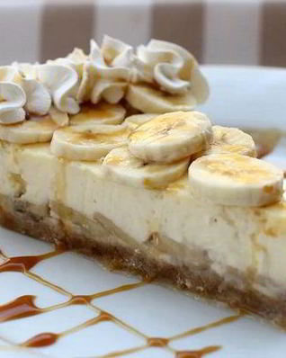 Домашний чизкейк с бананом без выпечки