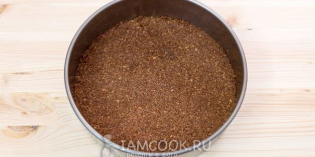 двухцветный творожный чизкейк с нутеллой