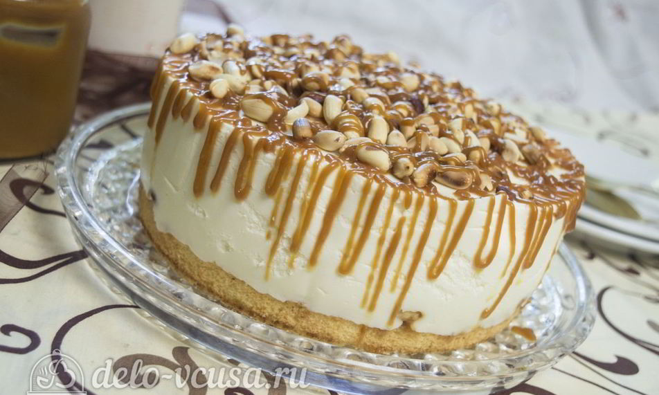 Рецепт карамельный чизкейк без выпечки