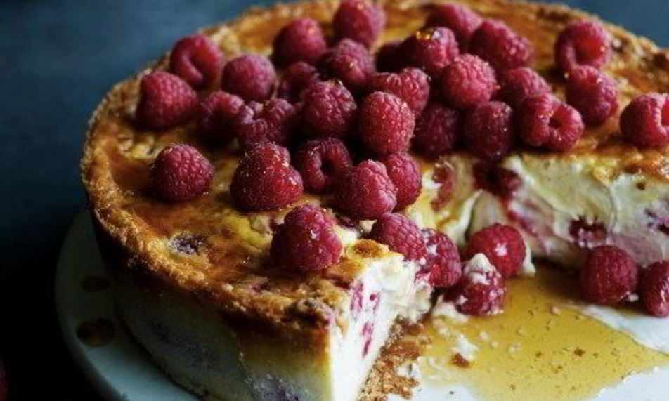 Рецепт малиновый чизкейк без выпечки