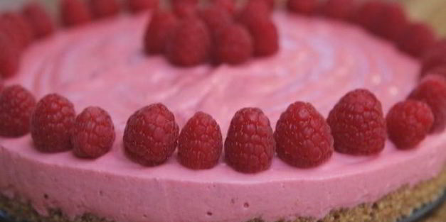 малиновый чизкейк