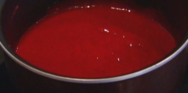 малиновый чизкейк