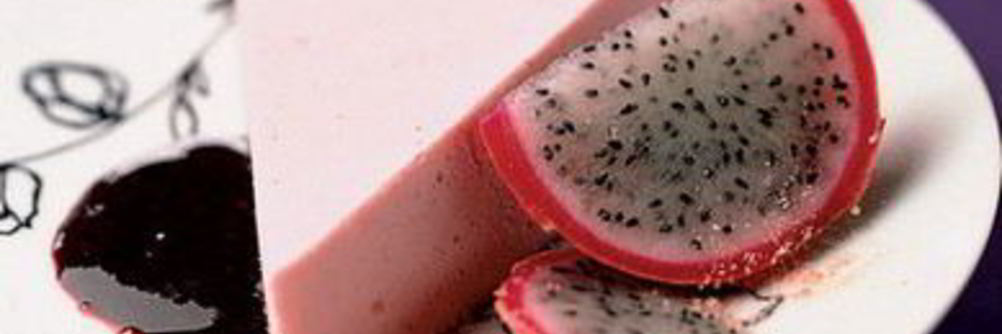 Розовый чизкейк