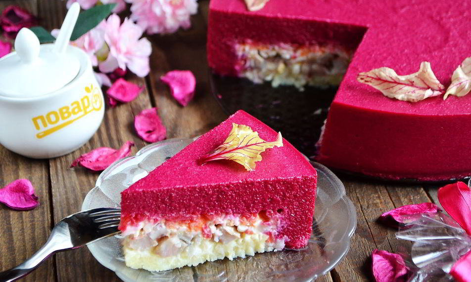 Рецепт селедочный чизкейк