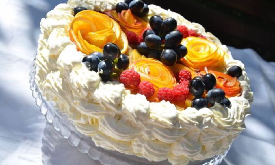 Рецепт шоколадный чизкейк с фруктами