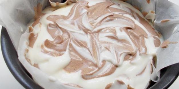 тигровый чизкейк на овсяной основе