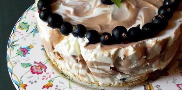 тигровый чизкейк на овсяной основе