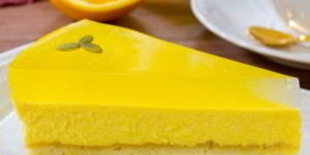 тыквенный чизкейк с апельсиновым желе