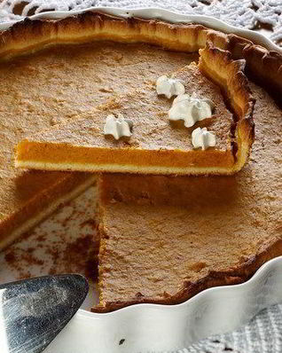 Тыквенный чизкейк с корицей и апельсиновой цедрой