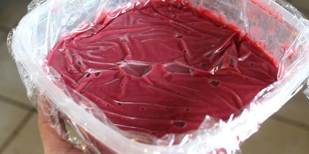 японский хлопковый чизкейк с малиновым курдом