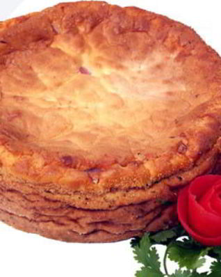 Закусочный чизкейк с ветчиной и сыром