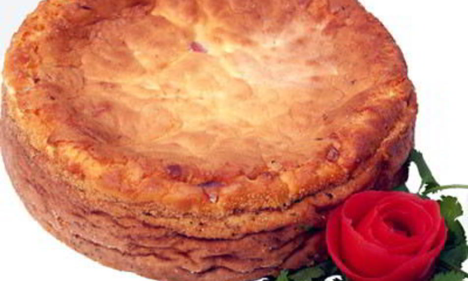 Рецепт закусочный чизкейк с ветчиной и сыром