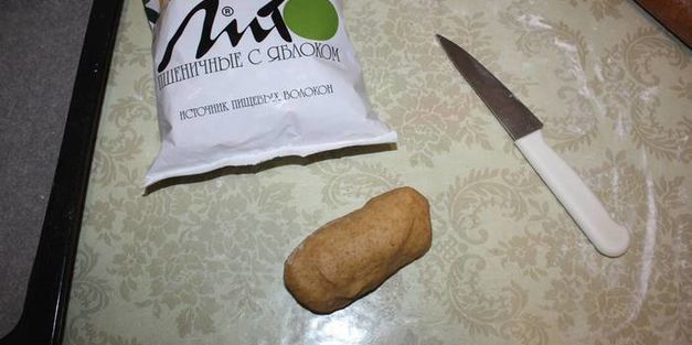 десерт хворост под снегом