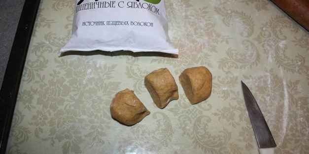 десерт хворост под снегом