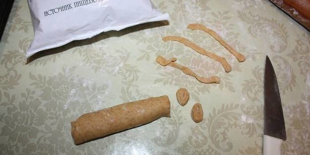 десерт хворост под снегом