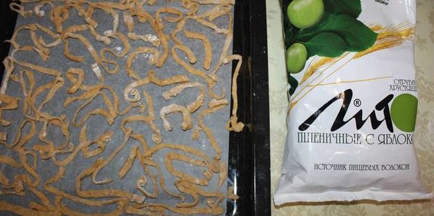 десерт хворост под снегом