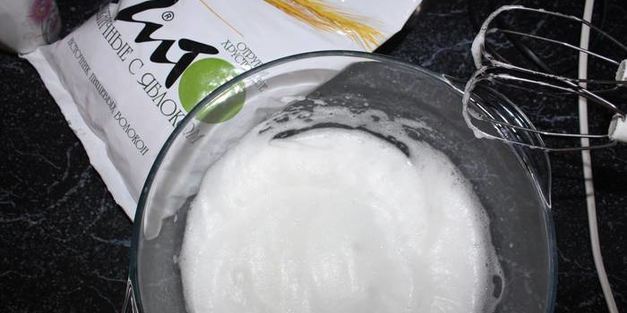 десерт хворост под снегом