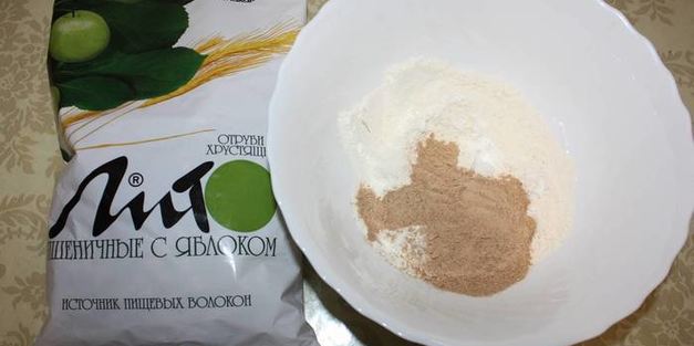 десерт хворост под снегом