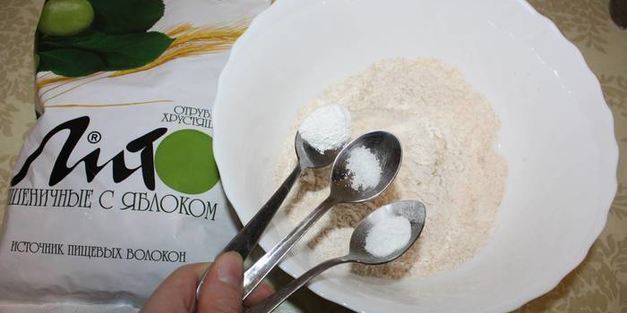 десерт хворост под снегом