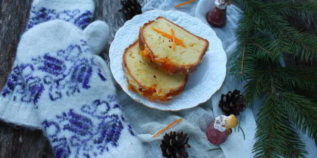 апельсиновый кекс с пропиткой