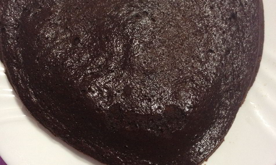 Рецепт бананово-шоколадный кекс в микроволновке