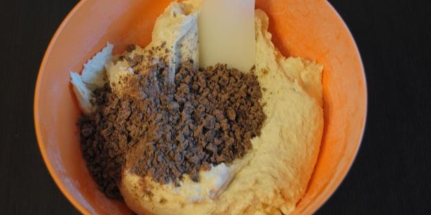 бананово-шоколадный кекс